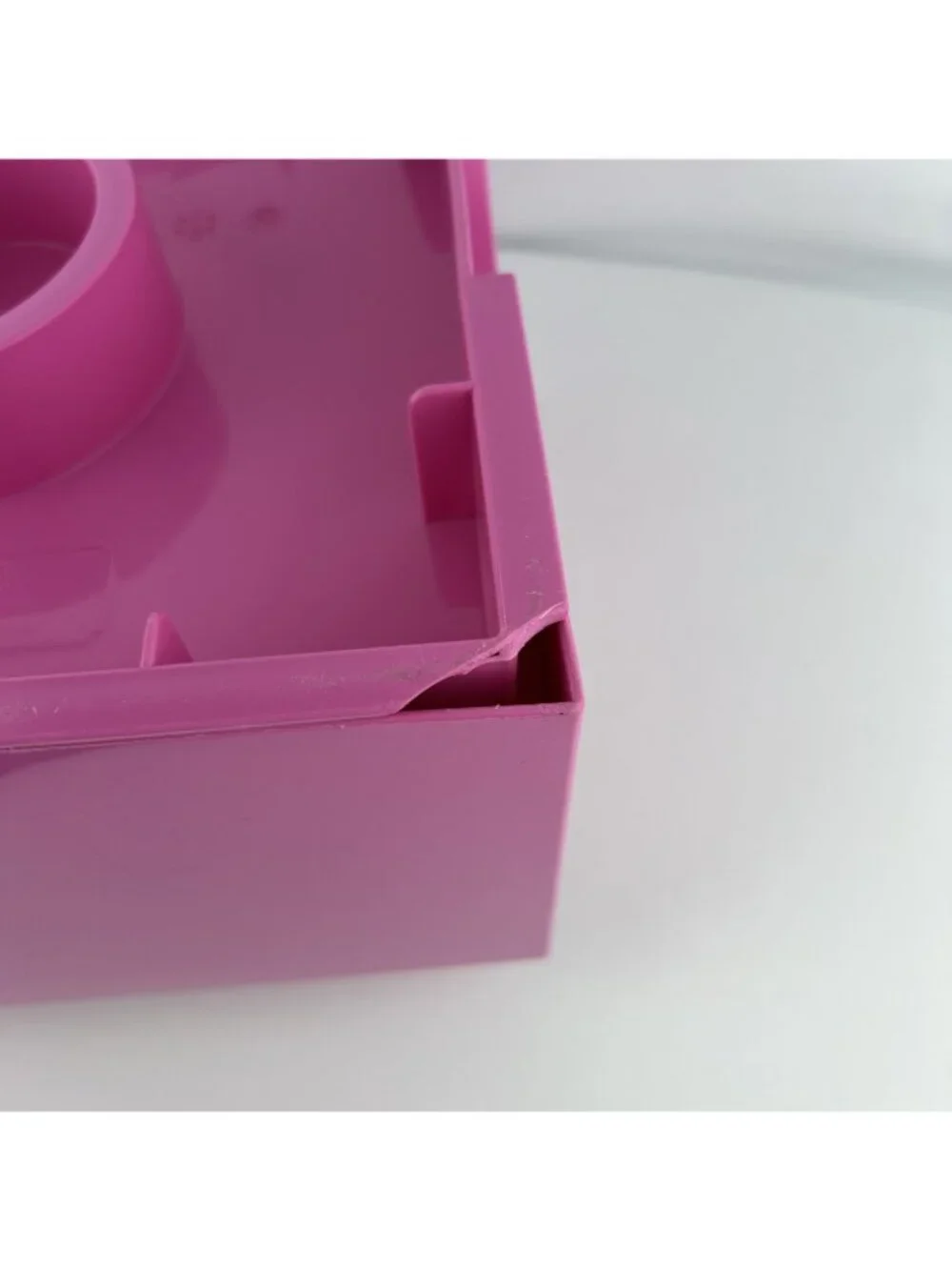 LEGO Pink Storage Brick 2x2 Cube 4 Stud Stackable Container Box #234